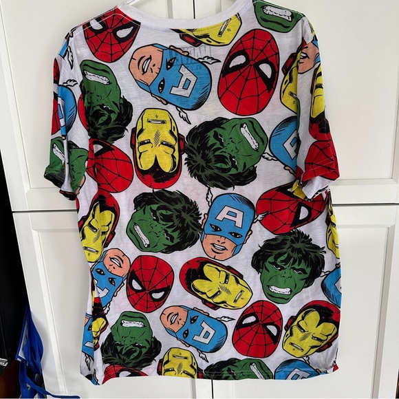 MARVEL T-Shirt men’s XL - print on both sides - Picture 3 of 3